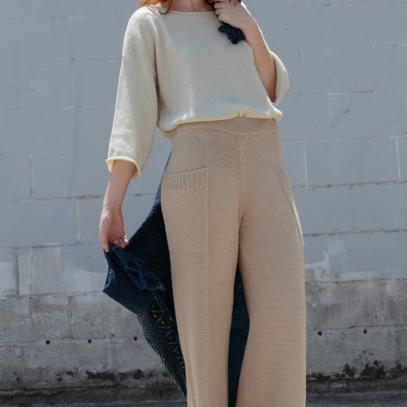 Proud Mary Alpaca Knit Pants - Picture 1 of 3